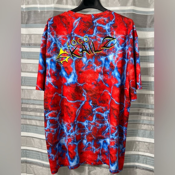 Loco Skailz Performance Fishing Savage Mesh Shirt - Picture 2 of 7